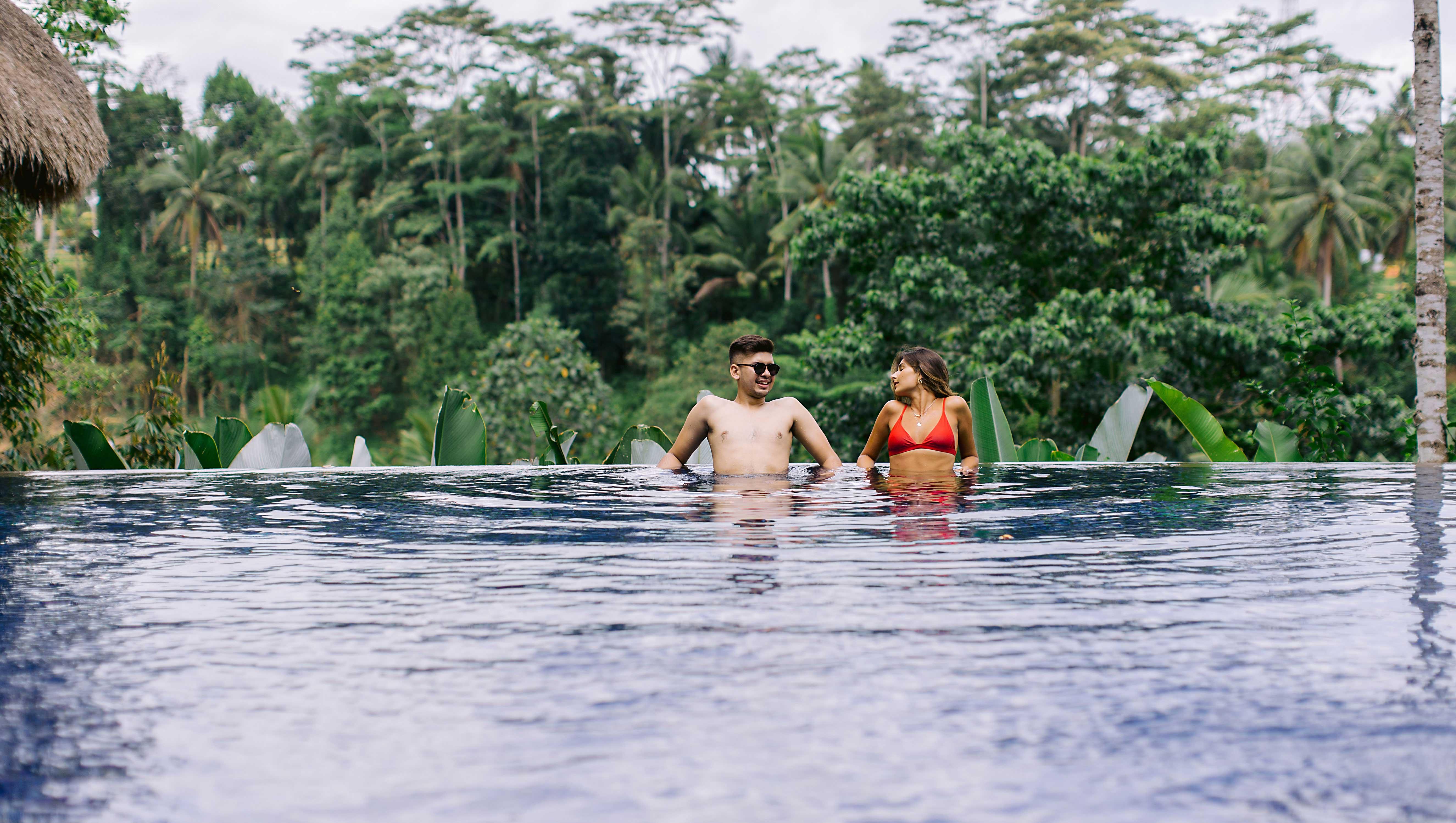 Tejaprana Resort & Spa Ubud Eksteriør bilde Tourists at the Blue Lagoon